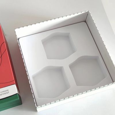2024 nowy projekt serów lody pakowanie pudełko prezent z białym wnętrzem tacki miękkie dotyk czuć na pudełku