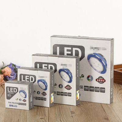 Pudełko do opakowań lampy Led z falistego papieru, Pudełko do opakowań żarówek składanych