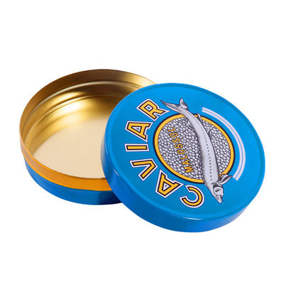 125g 250g Kawiar opakowania puszka z cyny, kolorystyka ISO 9001
