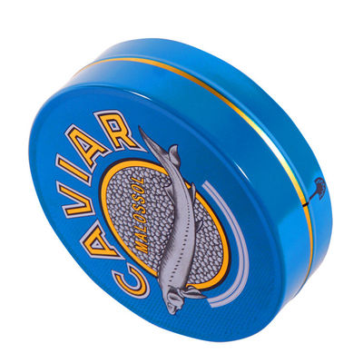 125g 250g Kawiar opakowania puszka z cyny, kolorystyka ISO 9001