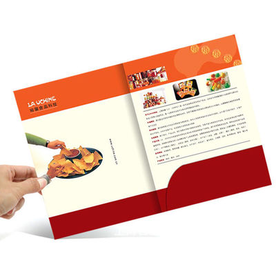 Browary w kolorze w rozmiarze A4 Papier kieszonkowy Karton Folder do biur