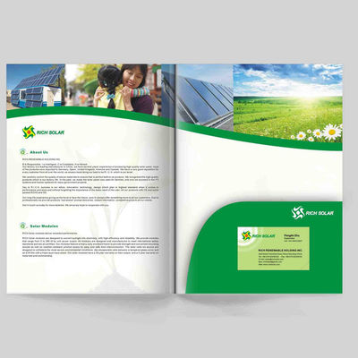 Browary w kolorze w rozmiarze A4 Papier kieszonkowy Karton Folder do biur