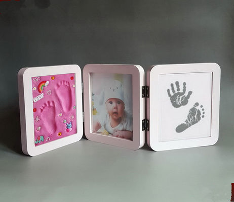 Personalized Wooden Photo Frames, Luxury Triple Picture Frame Logo Drukowane