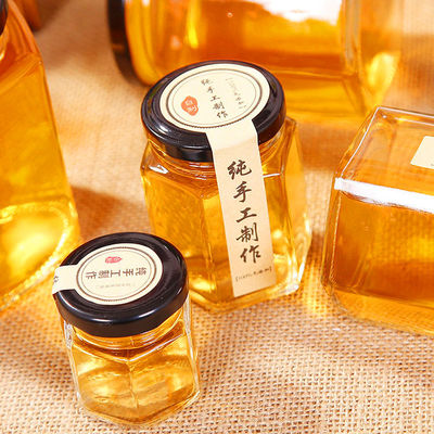 Szklana butelka 100 ml 500 ml z metalową pokrywą