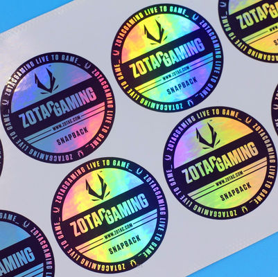 Wydrukowanie laserowe Wodotwórcze Etykiety Klejące Błyskotliwa laminacja
