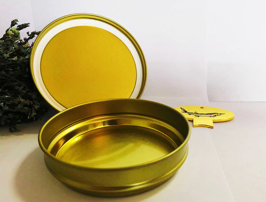 125g okrągła puszka z kaviarem z 0,28 mm płytki
