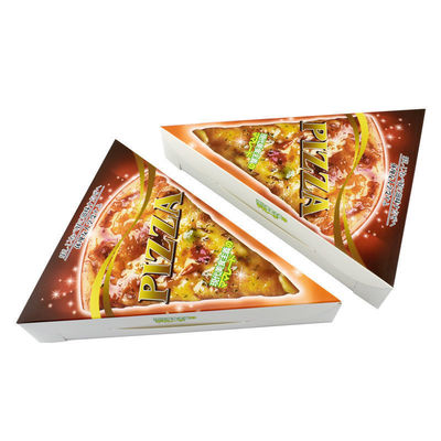 Papierowe opakowania żywnościowe Pudełko laminacja PE wewnątrz dla kawałka pizzy
