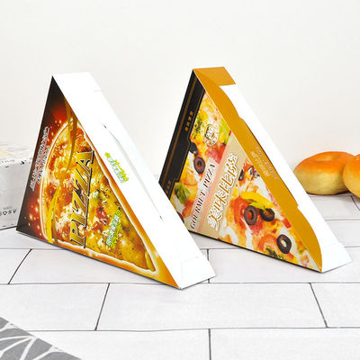 Papierowe opakowania żywnościowe Pudełko laminacja PE wewnątrz dla kawałka pizzy